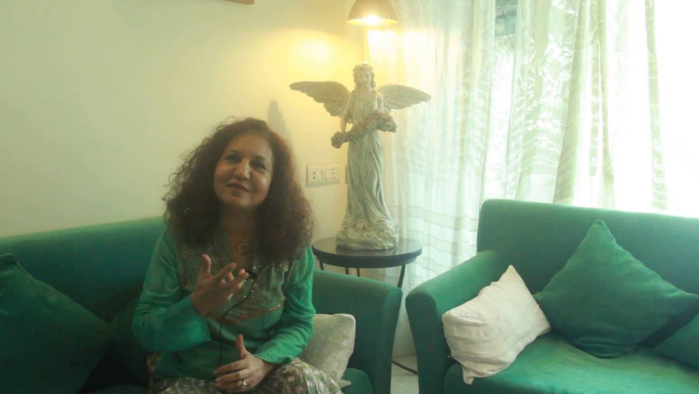 Kavita choudhary in her house